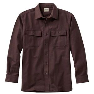 Men’s L.L. Bean Dark Brown Traditional Fit Shirt